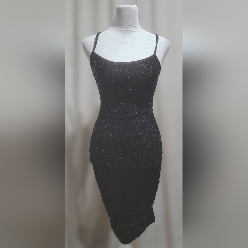 Sale! Oh Polly Bead To Know Embellished Midi Dress - Picture 3 of 4